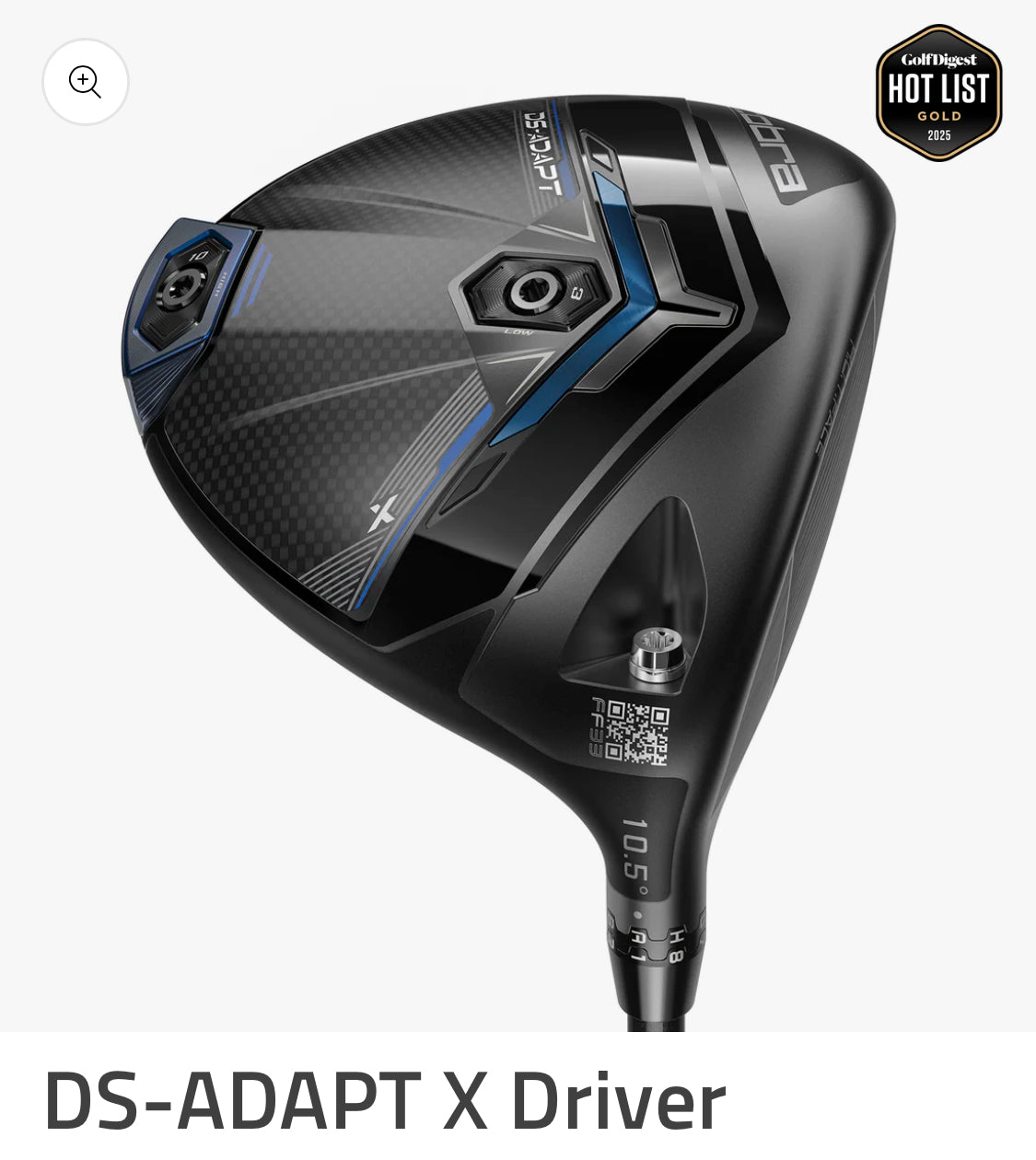 COBRA DS ADAPT X DRIVER 9 DEGREE STOCK STIFF SHAFT